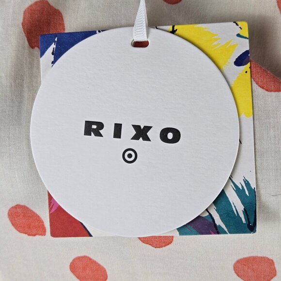 RIXO x Target Size Small Red Polka Dot Wrap Dress Ruffle Accents Puff Sleeve NWT - Picture 12 of 16